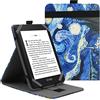 VOVIPO Custodia protettiva universale per kindle Paperwhite Kobo e-Reader da 6 pollici, custodia Stand Folio per Kobo/Kindle/Tolino/Pocketbook/Sony 6, con angoli di visualizzazione multipli-SS