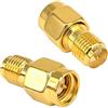 Boobrie 2 * Adattatore Coassiale RP SMA Femmina a SMA Maschio Adattatore Coassiale SMA Maschio a RP SMA Femmina Connettore RP SMA SMA per antenna RF o drone FPV