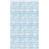 ABAKUHAUS Harbour Stripe Tenda da Doccia Stalla Morbido semplicistico, Set per Il Bagno in Tessuto con Ganci, 120 cm x 180 cm, Bianco Blu