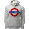 GWCC Felpa con cappuccio unisex Mind the Gap™ a punto catena ricamata, colore grigio cenere, Grigio cenere., XXL