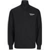 JACK & JONES Jcoaero-Felpa con Mezza Zip Noos Maglia di Tuta, Nero, L Uomo
