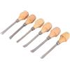 SEWOART Set Di 6 Scalpelli Per Intaglio in Legno Strumenti Per Intaglio Professionali Sgorbie Utensili Per Principianti E Hobbisti