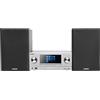 KENWOOD, Sistema Micro HiFi Stereo M-9000S, con Ricevitore Radio da Internet, DAB+ o FM, Lettore CD e Presa USB, Connessione a Spotify e Bluetooth, con Funzione Radiosveglia, Silver