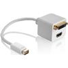 HDSupply 4260134112178 Adattatore Mini Dvi - Hdmi+Dvi, White
