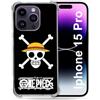 Cokitec Cover compatibile con MagSafe per iPhone 15 Pro (6.1) Manga One Piece con teschio
