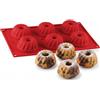 Dr. Oetker Stampo Ciambella, Silicone platinico, Rosso, Unica