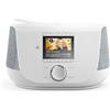 Hama - Digital Radio DIR3300SBT, FM/DAB/DAB+/Bluetooth/Internet, bianco