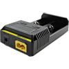 Nitecore i2 Caricabatterie Intellicharge per 2 Batterie Li-Ion o Ni-MH, 2016 Versione con Caricabatteria da Auto