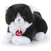 Trudi Trudino Gatto bianco/nero Gattino Peluche piccolo regalo Natale, Pasqua, compleanno | 9x10x15cm taglia XS | Trudini Classic | modello 51262