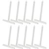EPLZON 10 Pezzi Maxi Molla di Sospensione tapparelle Fissaggio tapparelle Accessori per il set di Corde per Tapparelle molla con coda di rondine(150x190mm,Bianco)