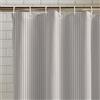 Catherine Lansfield Timeless Stripe - Tenda da doccia, 180 x 180 cm, colore: Naturale