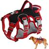 Shengxi Pettorina Cane di Taglia Piccola Media, Traspirante, Regolabile, Comodo, Pettorina Anti Tiro per Cani con 2 Maniglie Pettorina Antifuga Cane per Corsa y Passeggiate (Nero, M)