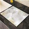 FANSU Tappetino Scolapiatti Assorbente Cucina, Motivo Marmo Tappetino Asciugatura Rapida Antiscivolo Tappetino Drenante Tappetino per Macchina da caffè (40x50cm,Motivo di Pietra)