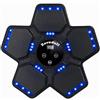 Zosudull Macchina da Boxe Musicale, Smart Music Boxing Machine con Luce LED, Dispositivo di Boxe Bluetooth Boxe Musicale, Obiettivo da Boxe Montato a Parete con Guanti da Boxe