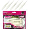 SEABUZZ Set di esche da pesca in gomma Duo Shad 5 pezzi x 100 mm - luccio trota pesce persico - esca artificiale - pesce predatore - attrezzatura da pesca per acqua dolce e salata (bianco)