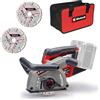 Einhell Scanalatore Einhell Professional TP-MA 36/30 Li BL-Solo Power X-Change (36 V, 1500 W, larghezza di taglio fino a 30 mm, profondità di taglio fino a 30 mm, 2 dischi di taglio diamantati)