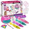 Elover Regalo Bambina 6 7 8 9 10 11 12 Anni Giocattoli Bambina Set Unghie Bambina,Trucchi Bambina Kit Unghie Bambina Smalti per Bambina