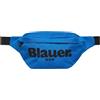 Blauer Marsupio Chico06 Uomo Tessuto Tecnico Azzurro Blu Logo Classico USA Cinghia Regolabile