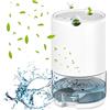 WYFCR Deumidificatori per la casa, deumidificatore portatile da 1000 ml con funzione di sbrinamento automatico, deumidificatore elettrico per bagno, per armadio camera (bianco)