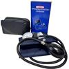 LAMONEA - Sfigmomanometro Manuale Professionale da Braccio Aneroide a Due Tubi con Pompa, Certificato CE - Misuratore Pressione con Pompetta e Custodia - Bracciale per Adulti - LAM/MC-20B