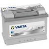 Varta E44 Silver Dynamic Batteria avviamento 5774000783162, 12V 77Ah 780A