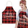 BHGT 1pz Grembiule da Cucina Natale Maestra Cuoco Regolabile Donna Uomo Regalo Natalizi per Casa Ristoranti Bistrò Barbecue Mense A