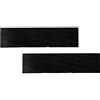 perfk 2 Pezzi Antiscivolo Surf Traction Tail Pads Kitesurf Surfing Grips Accessori Acquatici, Nero, Come descritto