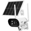 QUMIIRITY telecamera per esterni ad energia solare telecamera esterno solare tracking smart das smart waterproof gardiun telecamera con pannello solare fotocamera esterna solare addominali