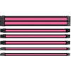 Thermaltake TtMod AC-046-CN1NAN-A1 - Kit cavo di prolunga per alimentazione ATX/EPS/8-pin PCI-E/6-pin PCI-E con pettini, rosa/nero