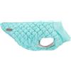 Record - Cappottino Cloud per cani, con design elegante e effetto goffrato. Foro per il guinzaglio, chiusura con velcro per una vestizione rapida e elastici per le zampe posteriori | Tiffany, XS