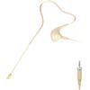 KIMAFUN Microfono Gancio per Orecchio Singolo Archetto Headset Headworn Microphone a Condensatore Compatibile con Trasmettitore Bodypack del System Wireless Senn_heiser, Beige, HC-830 C2