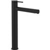 Villeroy & Boch Loop & Friends - Rubinetto per lavabo rialzato, senza scarico, con cartuccia in ceramica, per lavabo, altezza 251 mm, rotondo, nero opaco