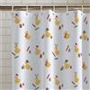 Catherine Lansfield Christmas Quacker - Tenda da doccia, 180 x 180 cm, colore: Bianco
