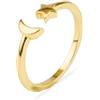 LUXENTER Anillo acabado en oro amarillo de 18K - Onsah