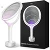MikaMax Electric Mosquito Swatter - Insetticida - Disinfestazione - Zanzare Elettrica - Testa girevole - Ricaricabile