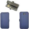 QiongniAN Custodia per Huawei Y5 II CUN-L01 / Y5II CUN-L03 CUN-L23 CUN-L33 / Y6II Compact LYO-L21 LYO-L01 / Y6 II Compact/Honor 5 Play CUN-AL00 CUN-TL00 Custodia Case Cover Blue