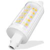 BVCL R7s LED 78mm Lampadina, Bianco Caldo 3000K, Non dimmerabile, 10W 1000lm, equivalente a Una Lampada alogena da 100W, per proiettore, Luce di Sicurezza, Luce del Paesaggio e Luce da Lavoro