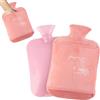 MHwan Borsa Acqua Calda, Grande da 2L, Peluche, Morbida e Soffice, Borsa dell'Acqua Calda in PVC Antideflagrante e a Prova di Perdite per Bambini e Adulti, Isolamento Resistente e di Lunga Durata