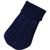 Generic Cappotto invernale per cani di piccola taglia, per cani di piccola taglia, abbigliamento per animali domestici, maglione per cani norvegese (blu marino, XL)