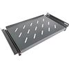 Aiten Data Vassoio scorrevole a griglia 1U 490 mm di larghezza x 300 mm di fondo per armadio rack murale da 19 con 450 mm di profondità. acciaio laminato. capacità 17 kg