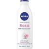 NIVEA Lozione per il corpo rosa (400 ml), crema per il corpo con olio di argan e fragranza di rosa, crema idratante per il corpo per 72 ore di idratazione profonda completa