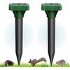 Wotplay Dissuasori per Topi, 2 Pezzi Dissuasori per Talpe, Carica ad Energia Solare per un Funzionamento Efficiente, Dissuasore per Topi Adatto per Uso in Giardino e Campo