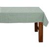 FILU Tovaglia 100 x 140 cm, verde scuro/bianco a quadretti (colore e dimensioni a scelta) - Tovaglia di alta qualità in 100% cotone