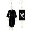 Lebole Gioielli Orecchini da Donna Kimono Grande in Plexi Perla