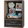 J JACKCUBE Design Pet Memorial Shadow Box, Cornice Regalo Commemorativa per Animali Domestici Urna per Ceneri Vetrina per Cani e Gatti - MK1077A