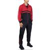 hermet Milan, Tuta da Casa Homewear in Felpa Garzata, Pigiama Homewear per Bambini e Ragazzi, con Scritta Milan Lato Cuore, Rosso, 4/5 Anni