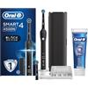 Oral-B Spazzolino Elettrico Ricaricabile Smart 4 4500 Nero, 2 Testine, 1 Custodia da viaggio, 1 Spazzolino +1 Dentifricio Pro-Expert Pulizia Profonda