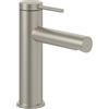 Villeroy & Boch Loop & Friends - Rubinetto per lavabo, con tirante e cartuccia in ceramica, a risparmio energetico, altezza 106 mm, rotondo, in nichel spazzolato opaco