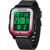 Forrader Orologio digitale quadrato, orologio militare da uomo, impermeabile fino a 5 atm, orologio sportivo per attività all'aria aperta, con luce/sveglia/data/doppio orario/conto alla rovescia,