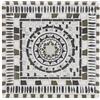 La Mediterránea Barroc Elite Gloss, S2206784 Piatto Piano, Porcellana, 24 x 24 x 2 cm